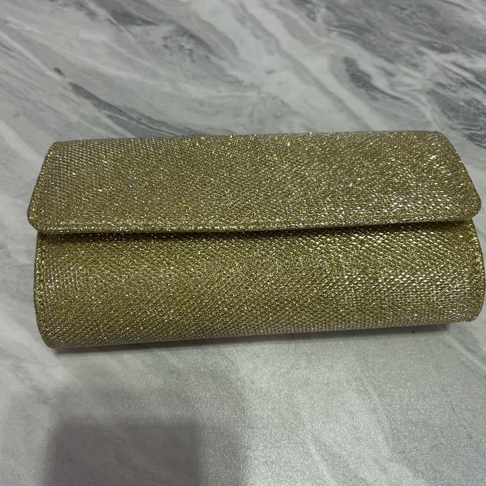 Elegant Gold Clutch Bag